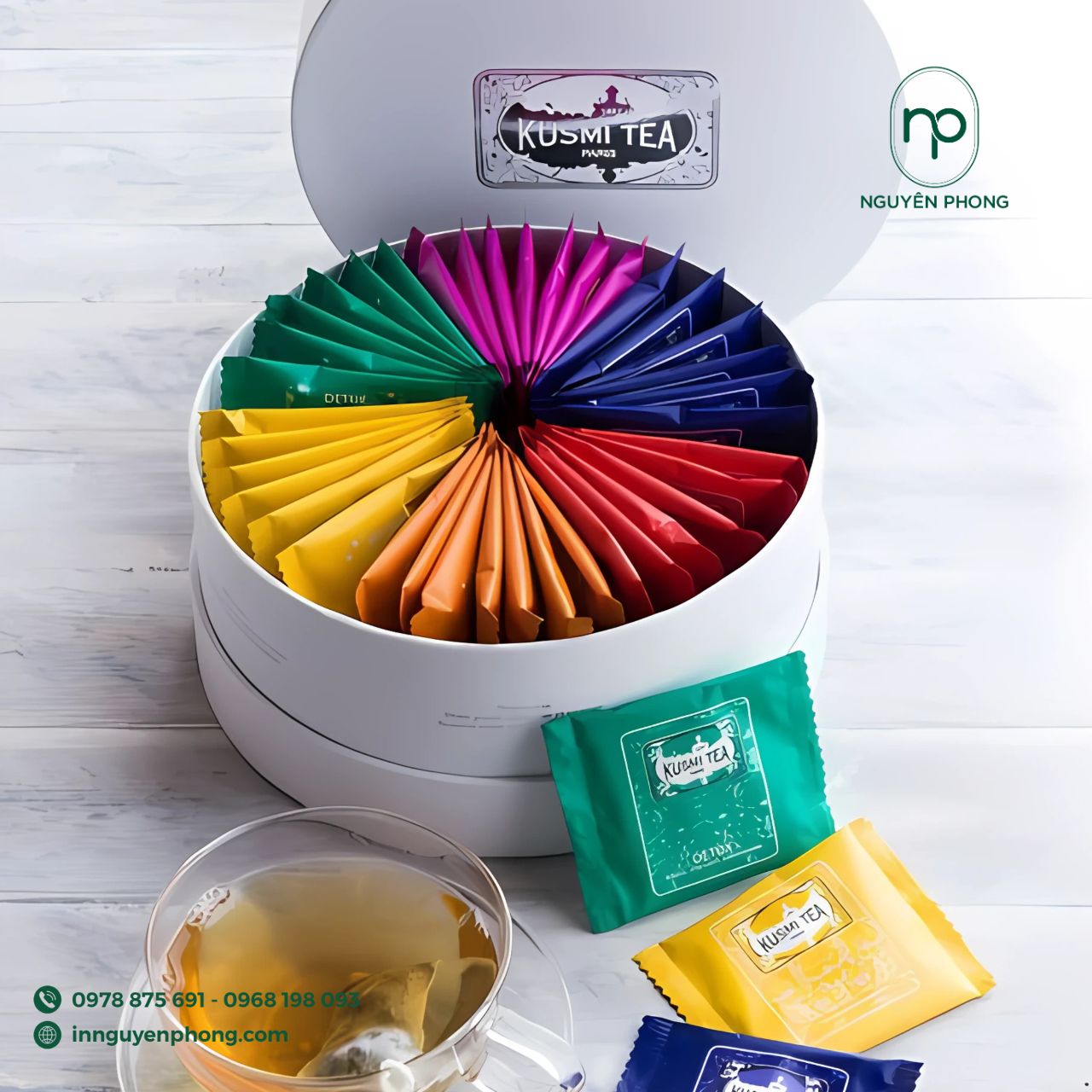 Bao bì hộp đựng trà thảo mộc